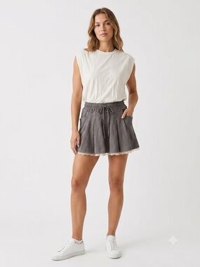 Daily Practice by Anthropologie Goal Line Twofer Mini Dress